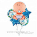 5pc Happy Birthday Foil Balloons Sets